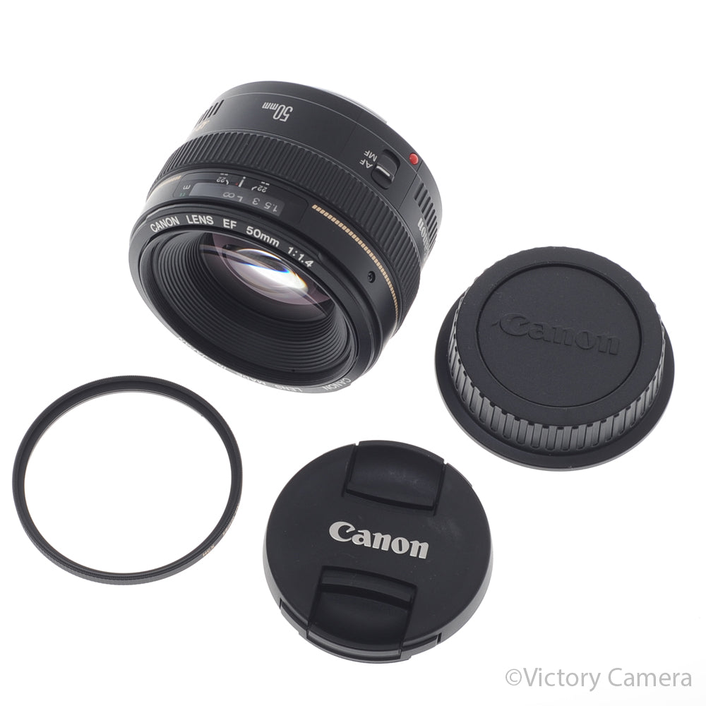 Canon EOS EF 50mm f1.4 USM Autofocus Prime Lens [EXC+] - Victory Camera