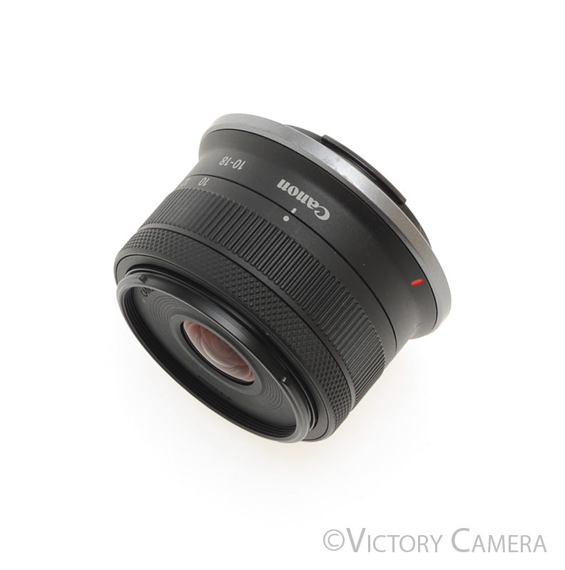 Canon RF -S 10-18mm f4.5-6.3 IS STM Wide Angle Zoom Lens [EXC+] - Victory Camera