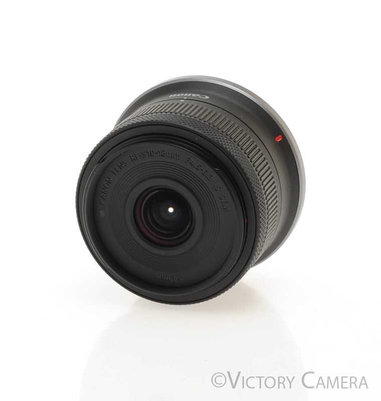 Canon RF -S 10-18mm f4.5-6.3 IS STM Wide Angle Zoom Lens [EXC+] - Victory Camera