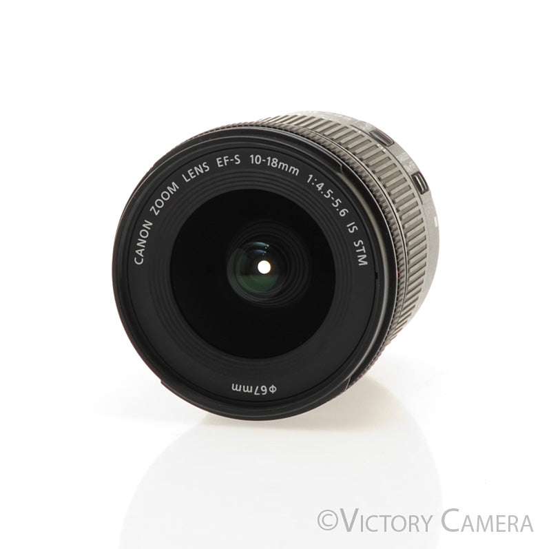Canon EF-S 10-18mm f4.5-5.6 IS STM Wide Angle Zoom Lens [EXC+] - Victory Camera