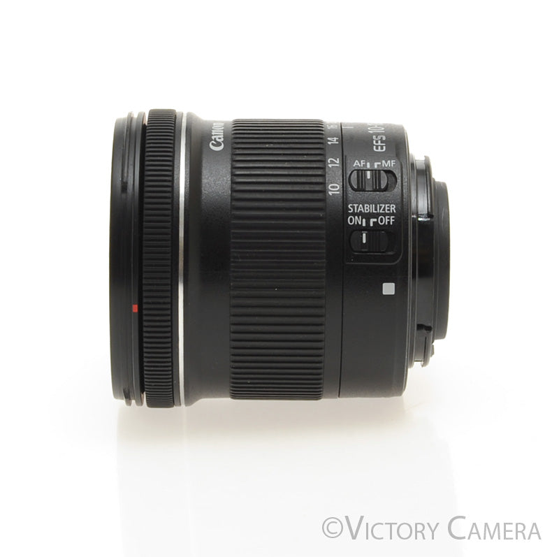 Canon EF-S 10-18mm f4.5-5.6 IS STM Wide Angle Zoom Lens [EXC+] - Victory Camera