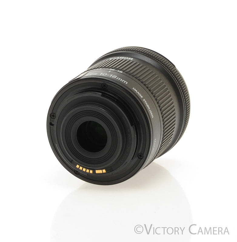 Canon EF-S 10-18mm f4.5-5.6 IS STM Wide Angle Zoom Lens [EXC+] - Victory Camera