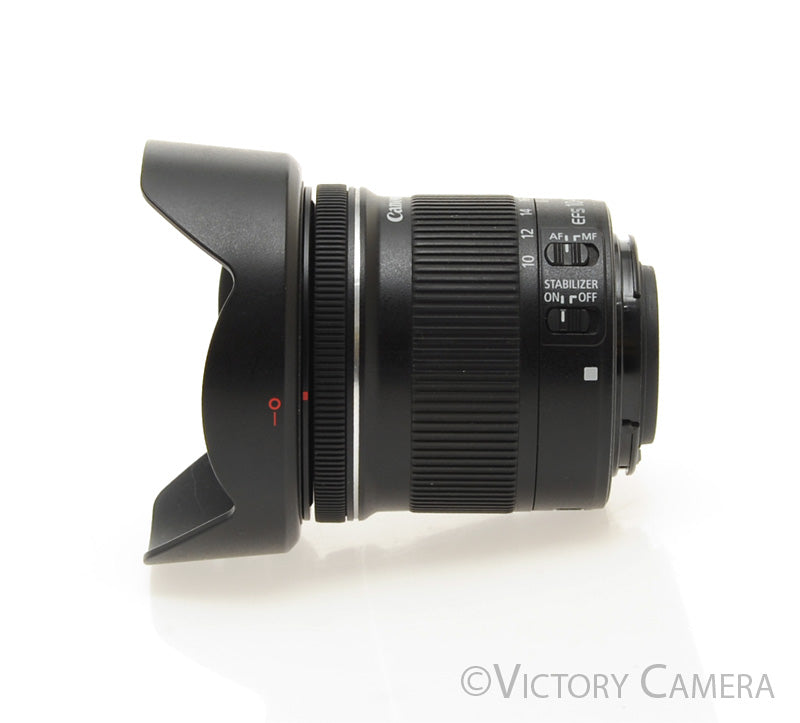 Canon EF-S 10-18mm f4.5-5.6 IS STM Wide Angle Zoom Lens [EXC+] - Victory Camera