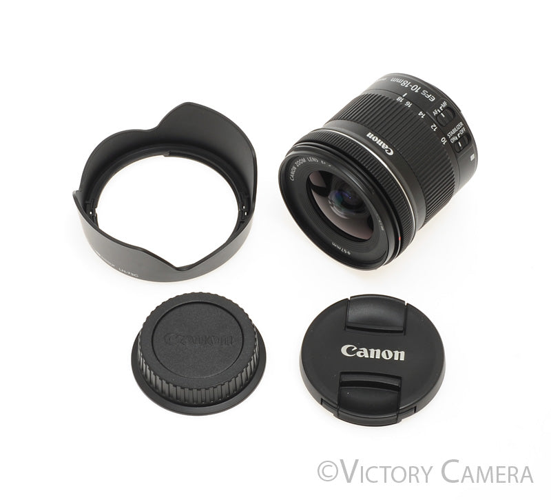 Canon EF-S 10-18mm f4.5-5.6 IS STM Wide Angle Zoom Lens [EXC+]