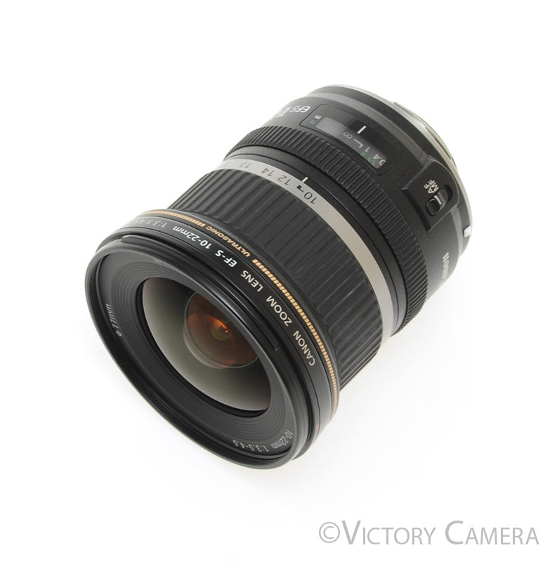 Canon EF-S 10-22mm f3.5-4.5 USM Wide Angle Zoom Lens w/ Shade [MINT-] - Victory Camera