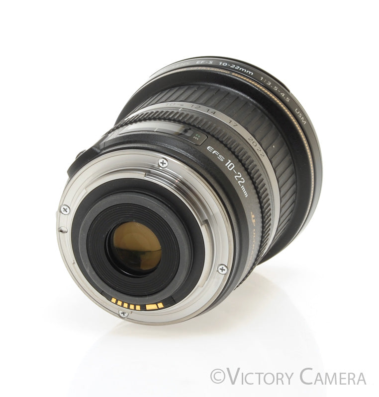 Canon EF-S 10-22mm f3.5-4.5 USM Wide Angle Zoom Lens w/ Shade [MINT-] - Victory Camera