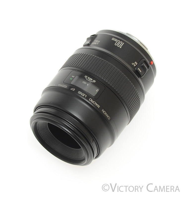 Canon EOS EF 100mm f2.8 USM 1:1 Macro AF Telephoto Prime Lens  [EXC] - Victory Camera