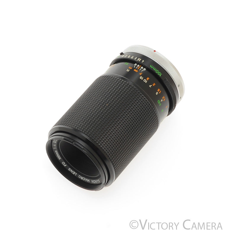 Canon 100mm f4 S.C. FD Telephoto Macro Lens - Victory Camera