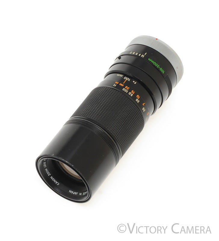 Canon FD 100-200mm f5.6 S.C. Manual Focus Telephoto Zoom Lens [EXC] - Victory Camera
