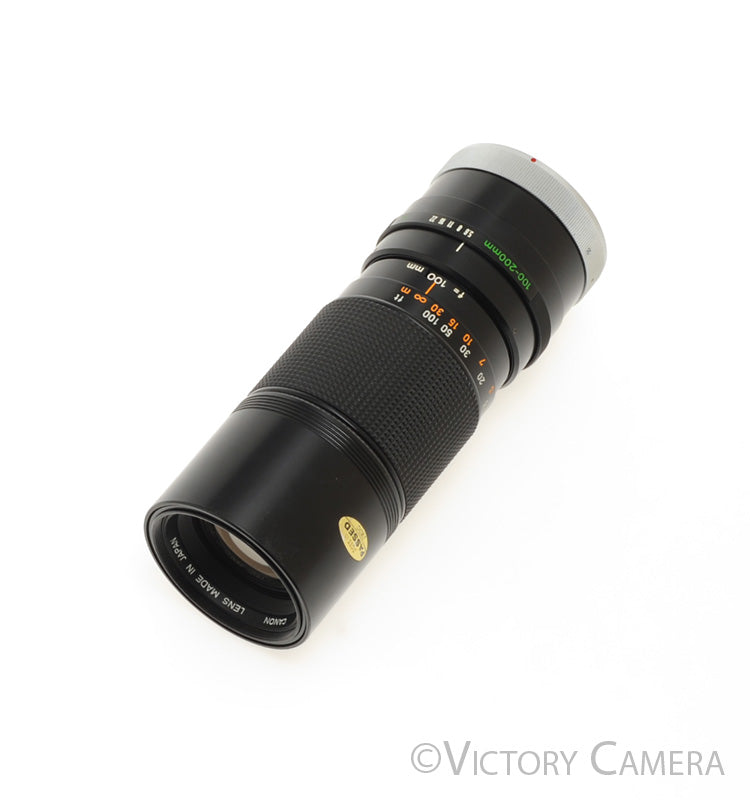 Canon FD 100-200mm f5.6 Manual Focus Telephoto Zoom Lens [EXC-] - Victory Camera