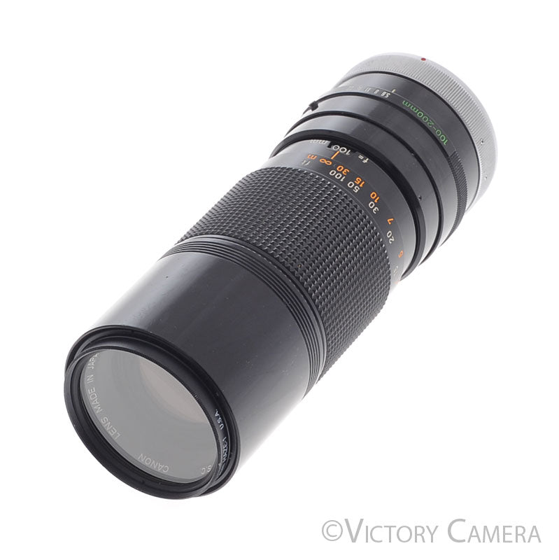 Canon FD 100-200mm f5.6 Manual Focus Telephoto Zoom Lens  [EXC+] - Victory Camera