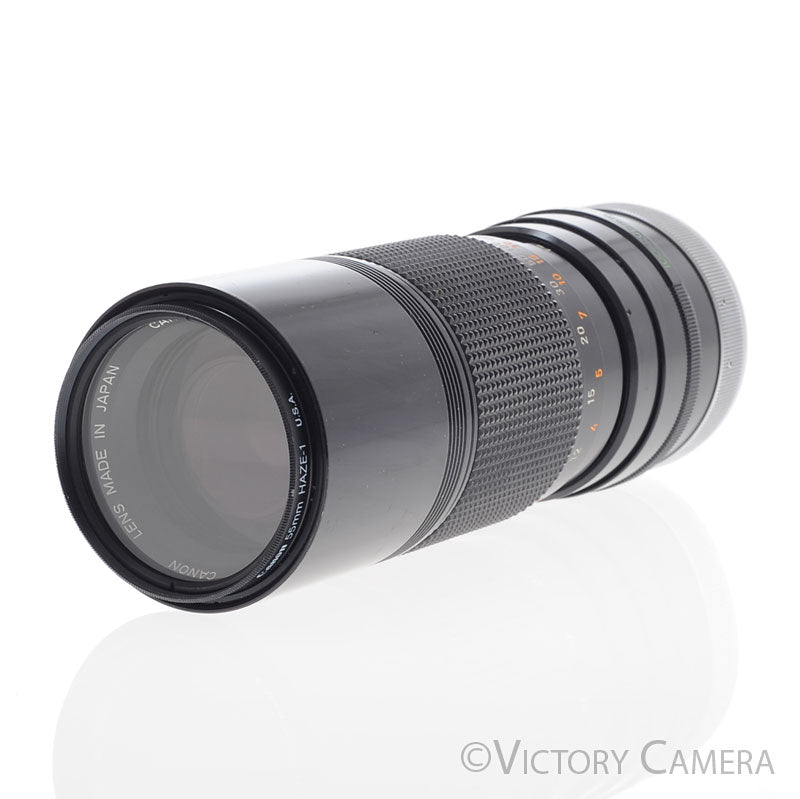 Canon FD 100-200mm f5.6 Manual Focus Telephoto Zoom Lens  [EXC+] - Victory Camera