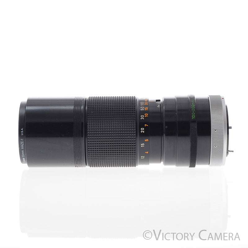 Canon FD 100-200mm f5.6 Manual Focus Telephoto Zoom Lens  [EXC+] - Victory Camera