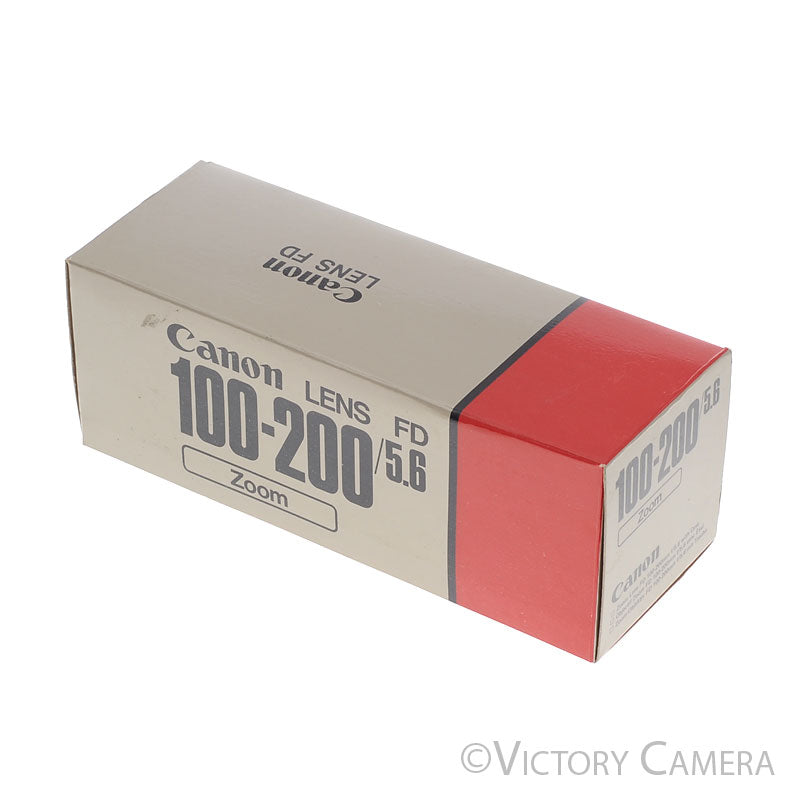 Canon FD 100-200mm f5.6 Manual Focus Telephoto Zoom Lens  [EXC+] - Victory Camera