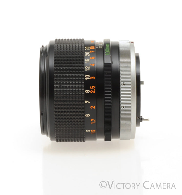 Canon FD 100mm f2.8 S.S.C. Telephoto Prime Lens [EXC] - Victory Camera
