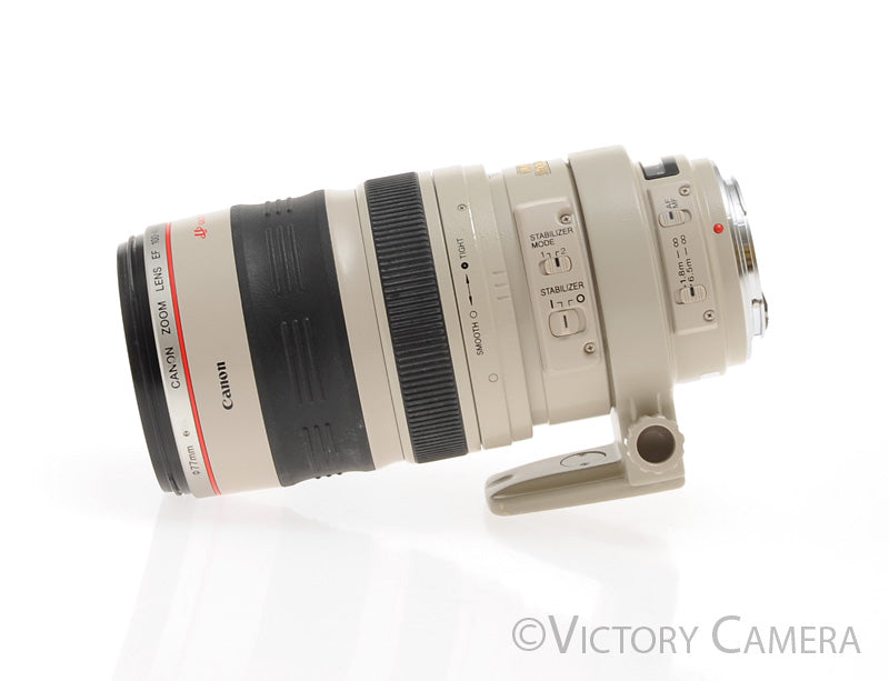 Canon EOS EF 100-400mm f4.5-5.6 L IS USM Lens w/ Shade & Case [EXC] - Victory Camera