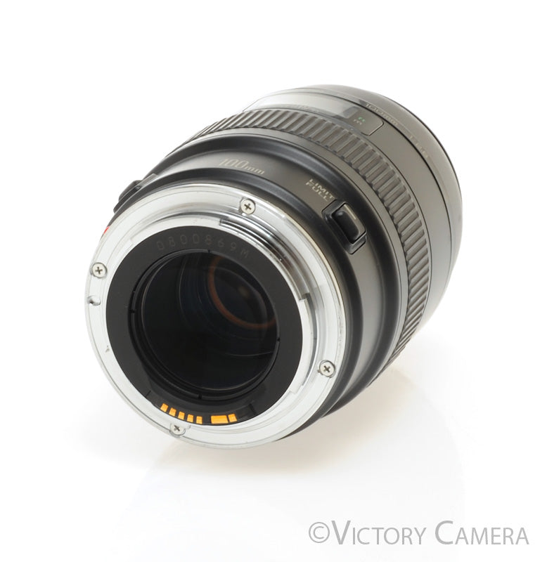 Canon EOS EF 100mm f2.8 USM 1:1 Macro AF Telephoto Prime Lens  [EXC] - Victory Camera