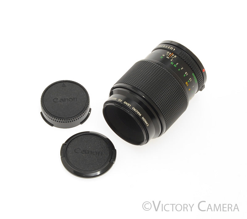 Canon FD 100mm f4 FD Telephoto Macro Lens (Late Version) [EXC] - Victory Camera