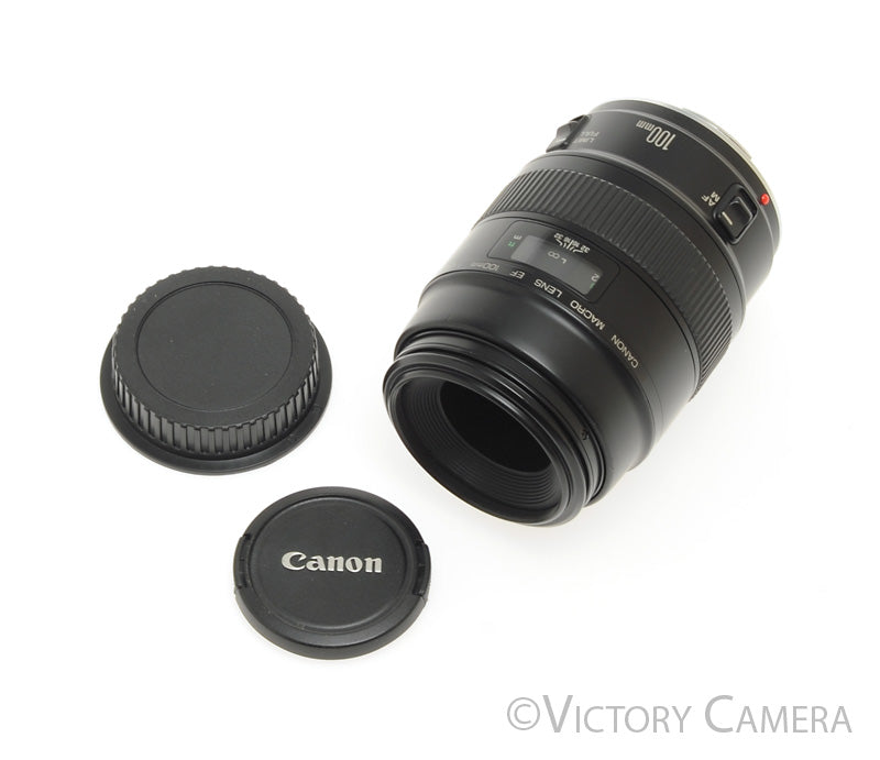 Canon EOS EF 100mm f2.8 USM 1:1 Macro AF Telephoto Prime Lens  [EXC] - Victory Camera