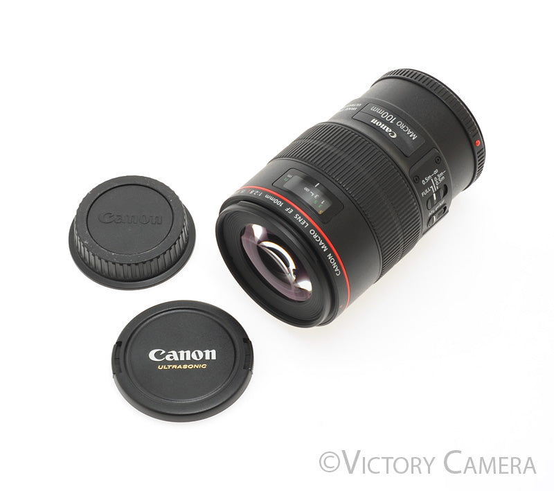 Canon EOS EF 100mm f2.8 USM L Macro AF Telephoto Prime Lens [EXC] - Victory Camera