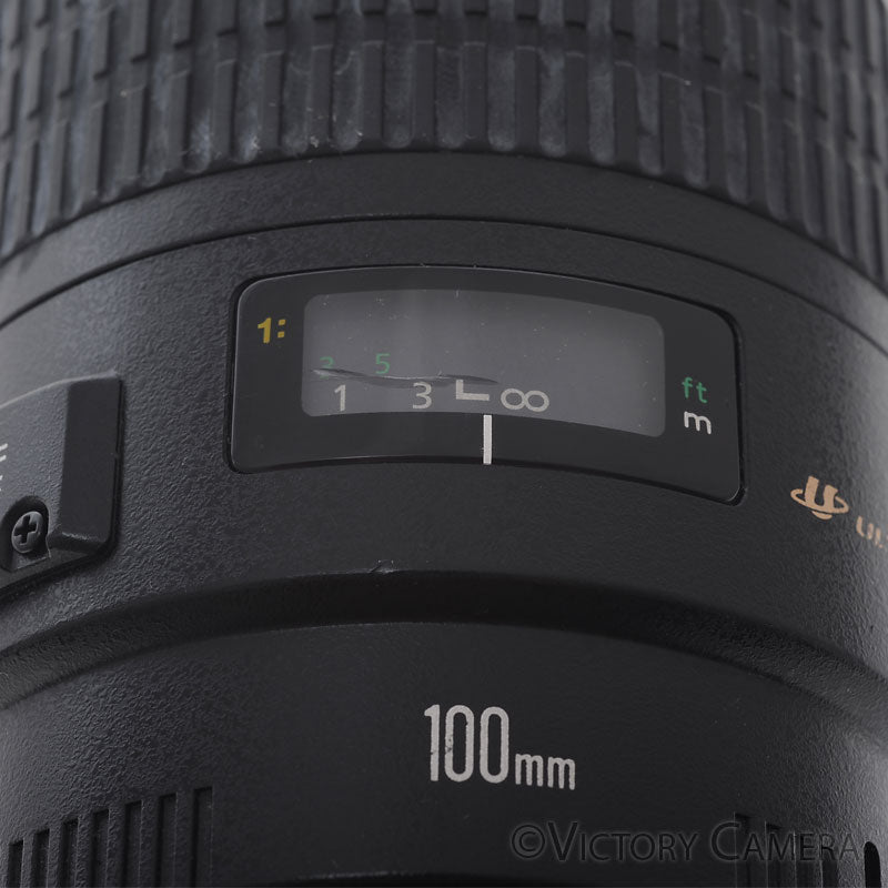 Canon EOS EF 100mm f2.8 USM 1:1 Macro AF Telephoto Prime Lens [EXC-]