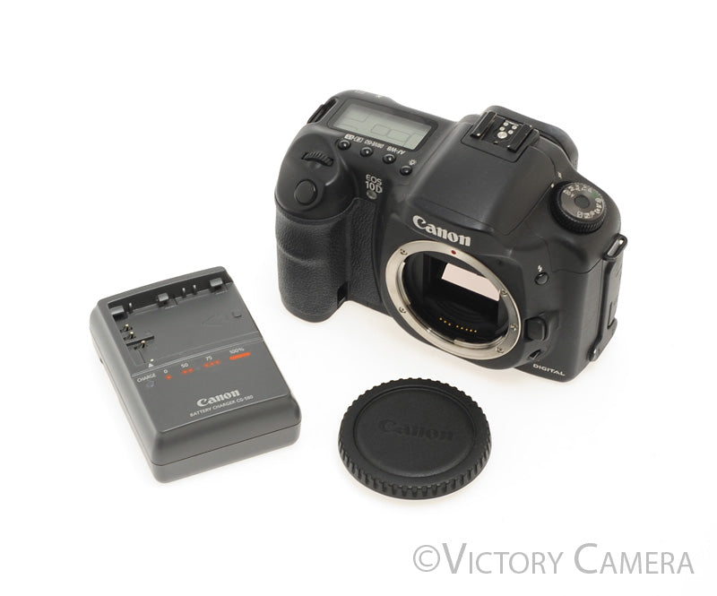 Canon EOS 10D 6.3MP Digital SLR Camera Body w/ Charger [EXC+] - Victory Camera