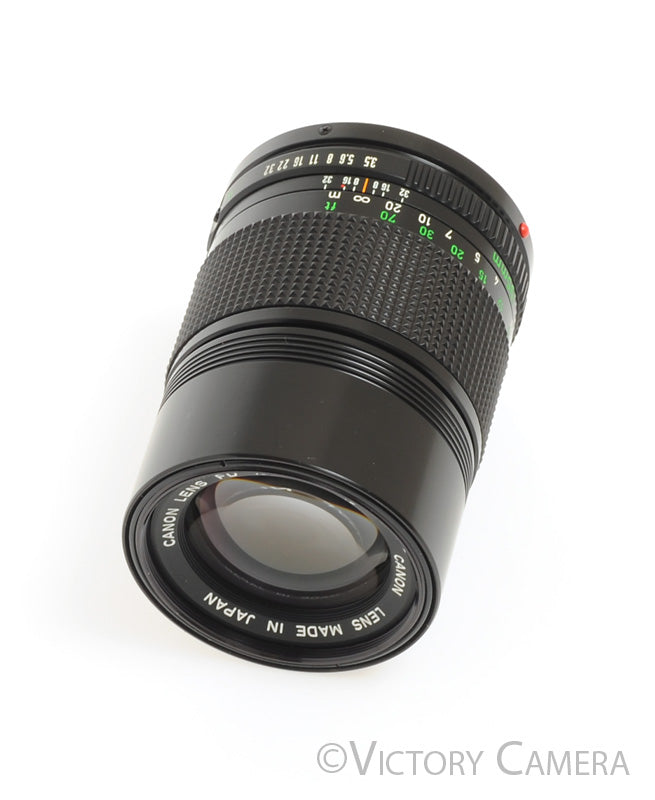 Canon FD 135mm F3.5 (late version) Telephoto Prime Lens  [MINT-] - Victory Camera