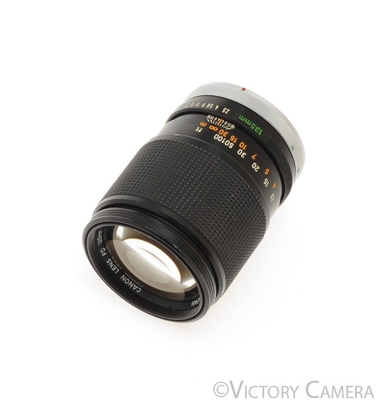 Canon FD 135mm f2.5 Fast Telephoto Prime Lens  [EXC+] - Victory Camera