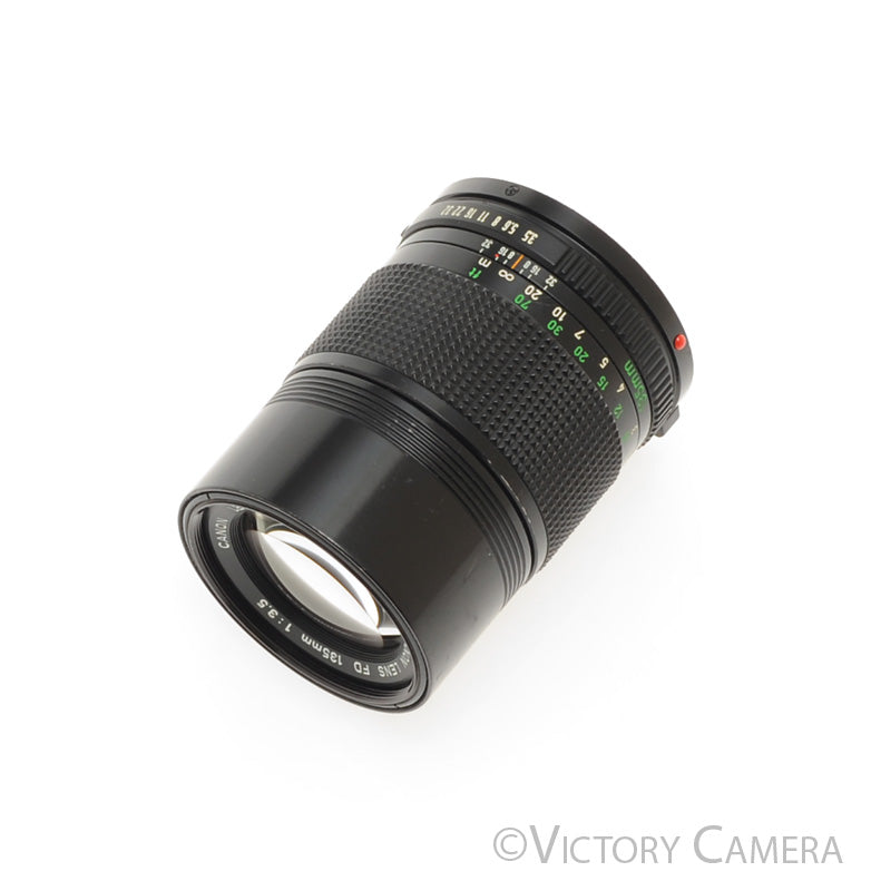 Canon FD 135mm F3.5 (late version) Telephoto Prime Lens [EXC] - Victory Camera