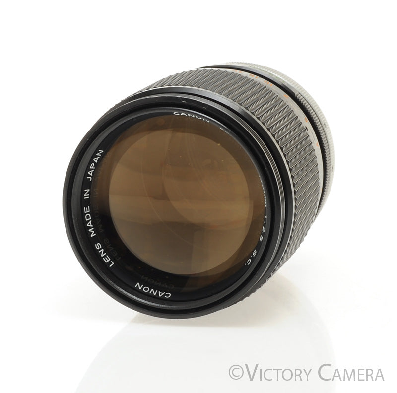 Canon FD 135mm f2.5 S.C. Fast Telephoto Prime Lens [EXC] - Victory Camera