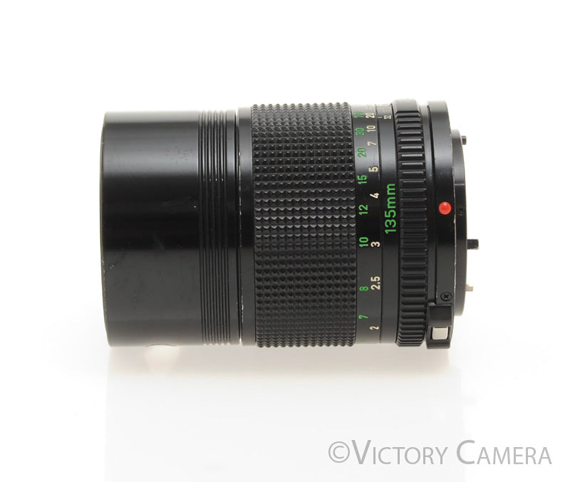 Canon FD 135mm F3.5 (late version) Telephoto Prime Lens [EXC] - Victory Camera