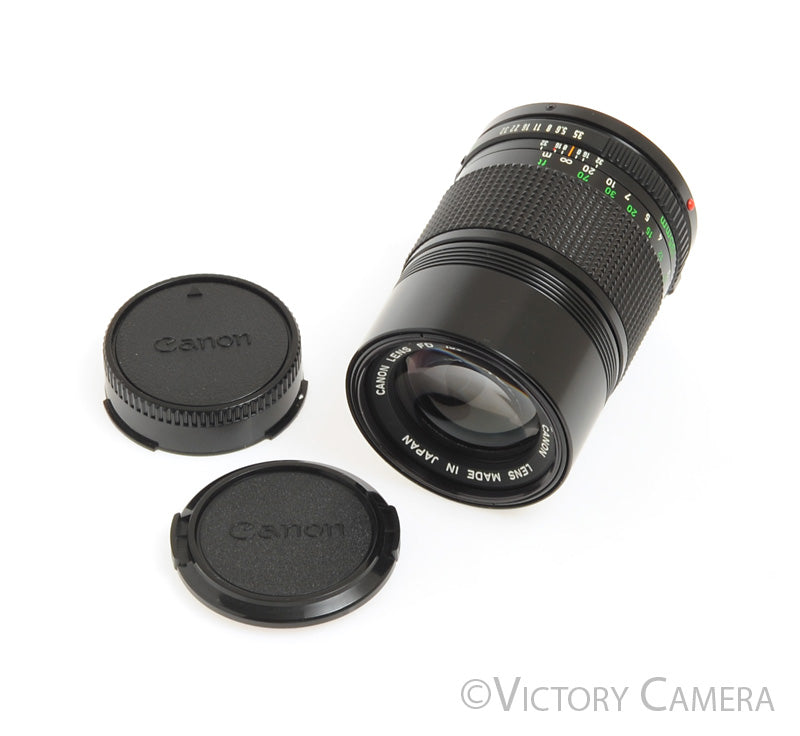 Canon FD 135mm F3.5 (late version) Telephoto Prime Lens  [MINT-] - Victory Camera