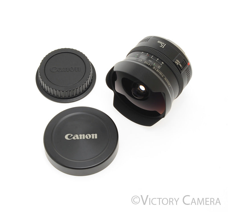 Canon EF 15mm f2.8 Fisheye Wide Angle Prime Lens [EXC+] - Victory Camera
