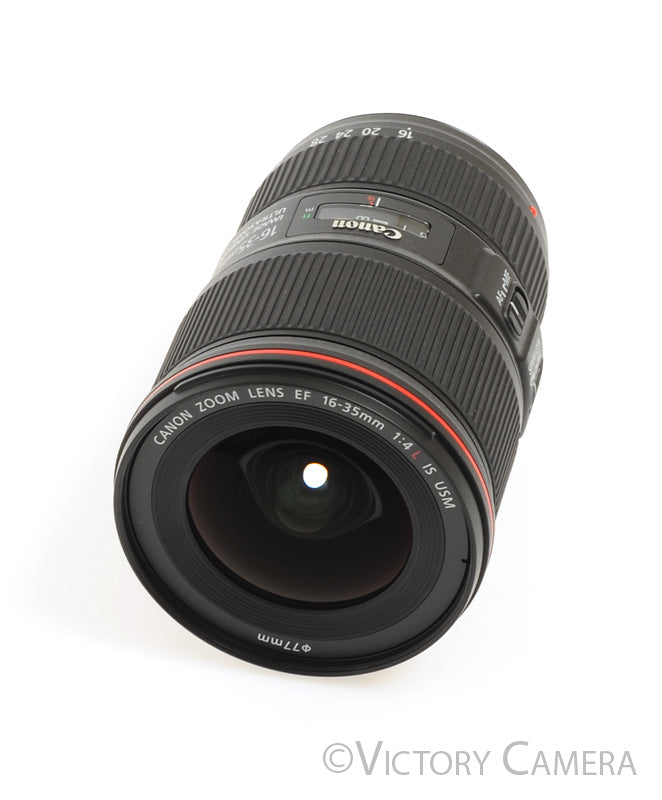 Canon EOS EF 16-35mm f4 L IS USM Wide Angle Zoom Lens  w/ Shade [MINT-] - Victory Camera