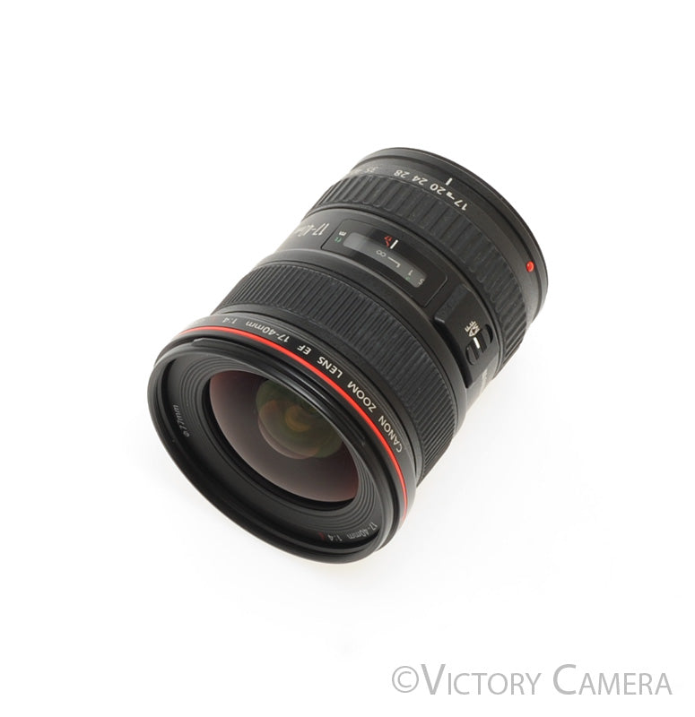 Canon 17-40mm F4 USM L Wide Angle Zoom Lens [EXC] - Victory Camera