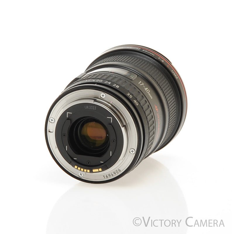 Canon 17-40mm F4 USM L Wide Angle Zoom Lens [EXC] - Victory Camera