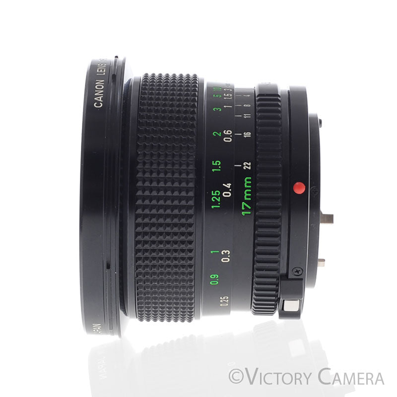 Canon FD 17mm f4 (late version) Wide Angle Prime Lens [GOOD] - Victory Camera