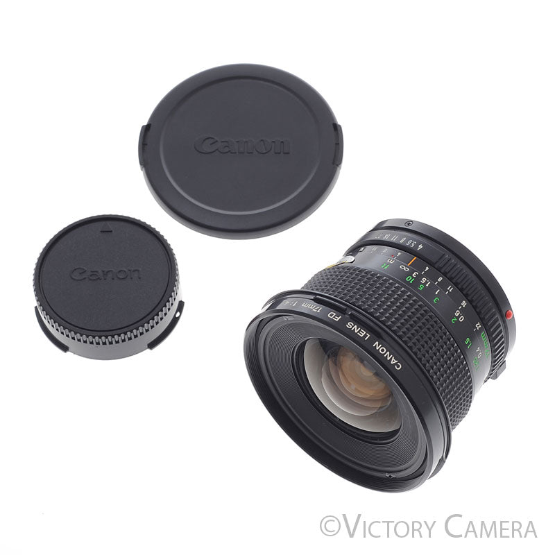 Canon FD 17mm f4 (late version) Wide Angle Prime Lens [GOOD] - Victory Camera