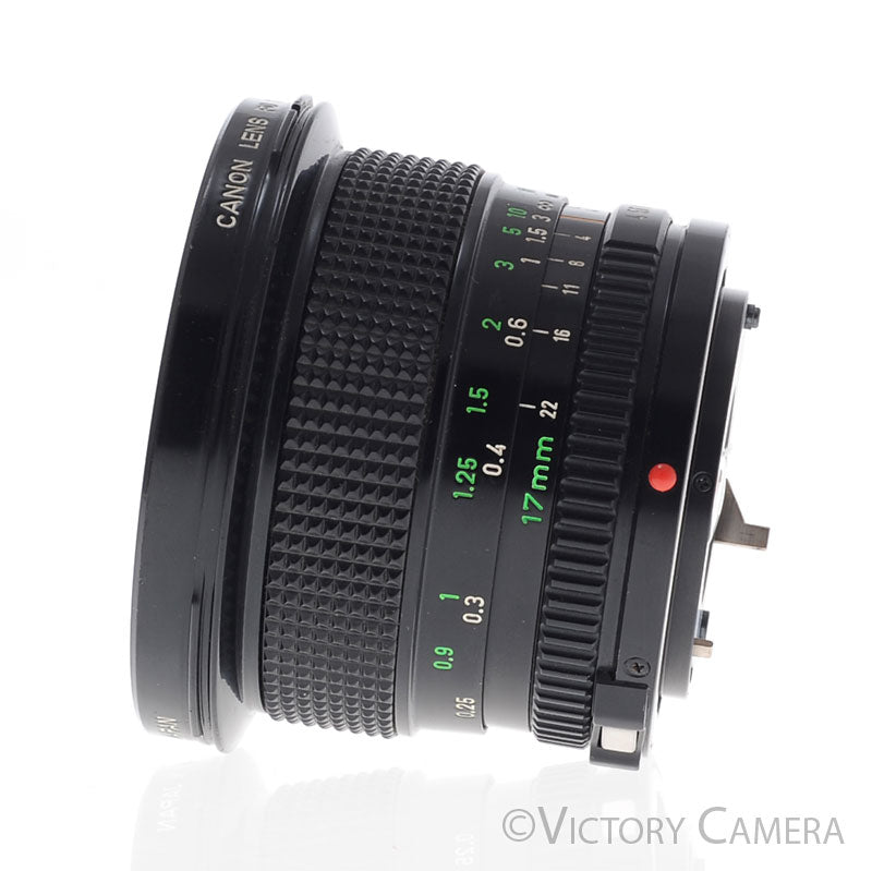 Canon FD 17mm f4 (late version) Wide Angle Prime Lens [GOOD] - Victory Camera