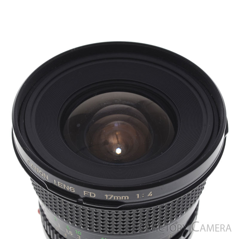 Canon FD 17mm f4 (late version) Wide Angle Prime Lens [GOOD] - Victory Camera