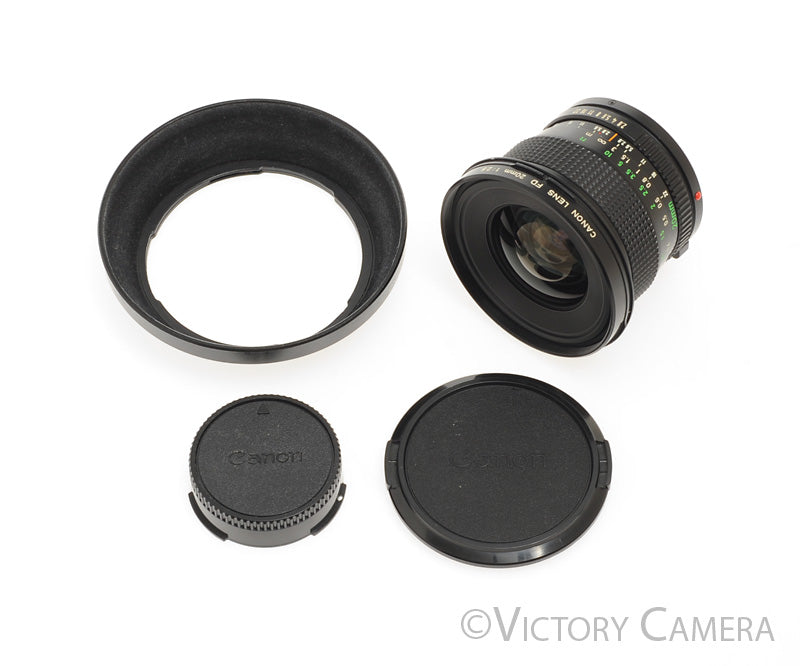 Canon FD 20mm f2.8 (late version) Fast Wide Angle Prime Lens - Victory Camera