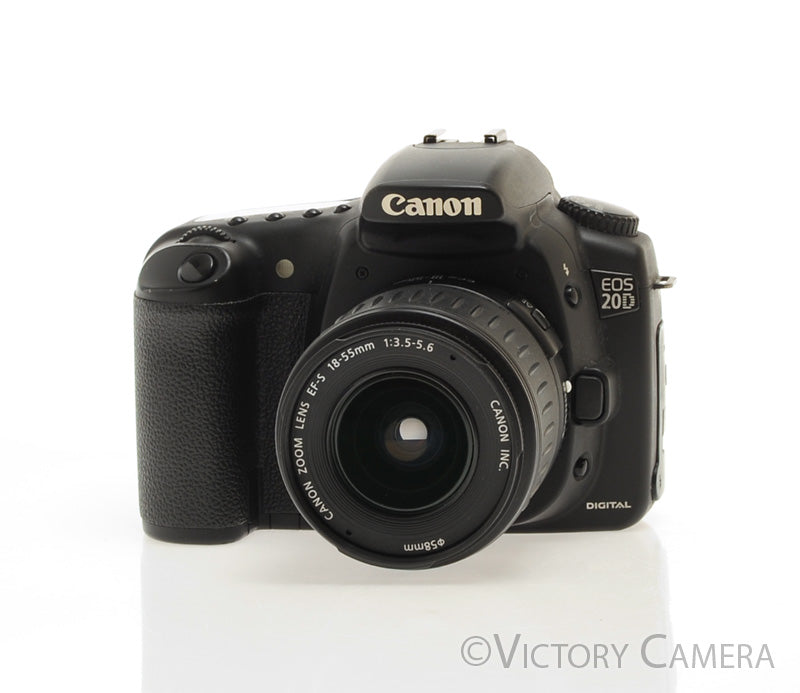 Canon 20D 8.2MP Digital SLR Camera w/ 18-55mm Zoom Lens [EXC] - Victory Camera