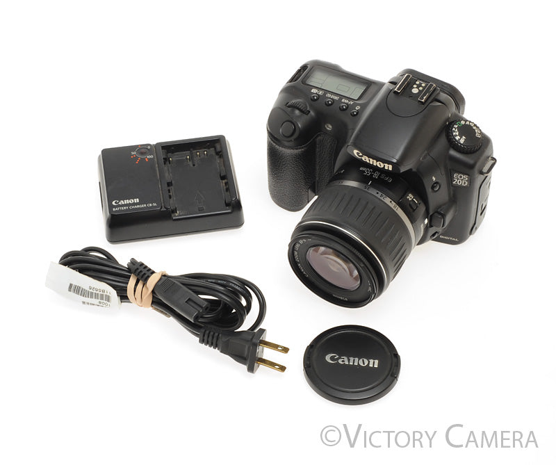 Canon 20D 8.2MP Digital SLR Camera w/ 18-55mm Zoom Lens [EXC] - Victory Camera