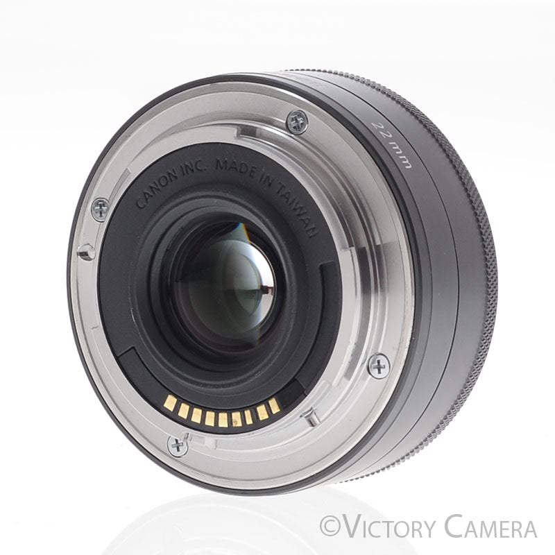Canon EF-M 22mm f2 STM Pancake Prime Lens for Mirrorless EF-M [EXC+] - Victory Camera
