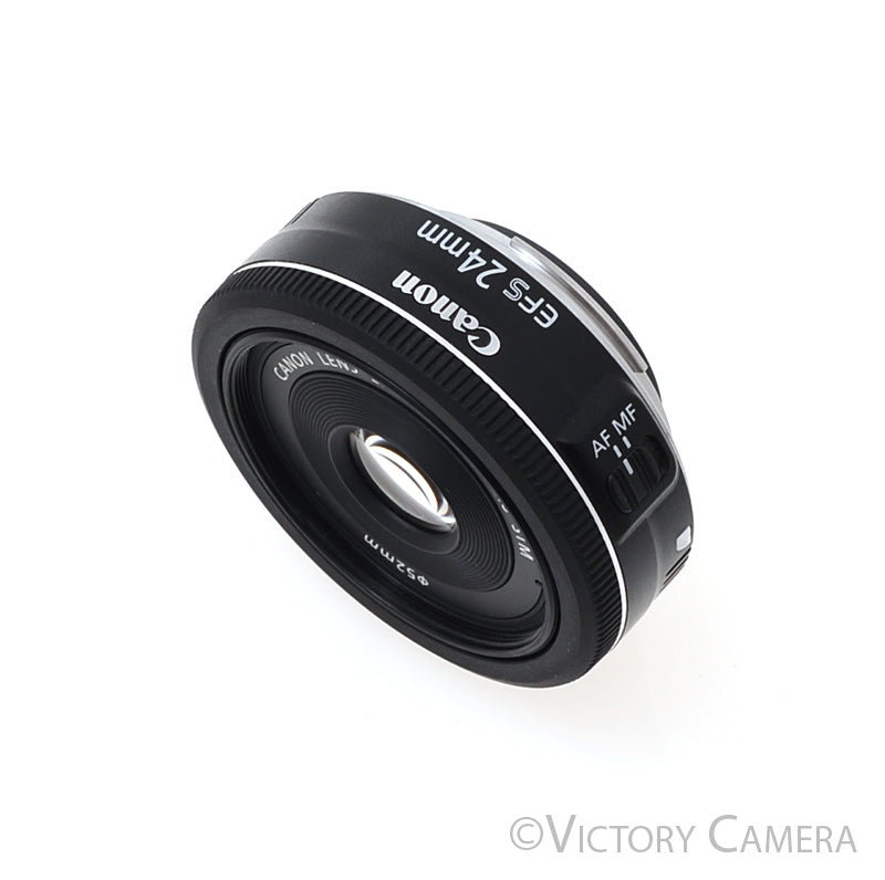 Canon EF-S 24mm f2.8 STM Pancake Wide Angle Prime Lens [EXC+] - Victory Camera