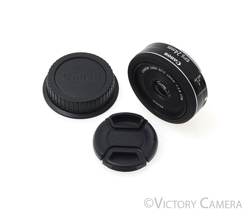 Canon EF-S 24mm f2.8 STM Pancake Wide Angle Prime Lens [EXC+] - Victory Camera