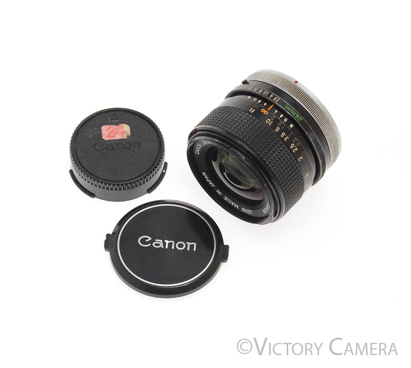 Canon FD 24mm f2.8 S.S.C Wide Angle Prime Lens  [GOOD] - Victory Camera