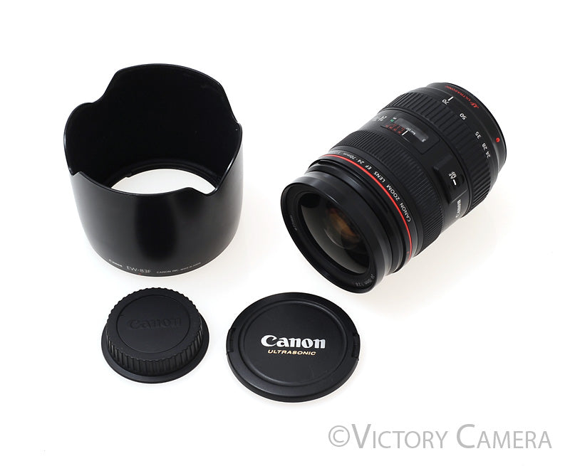 Canon EF EOS 24-70mm f2.8 L USM Full Frame Zoom Lens w/ Shade  [EXC] - Victory Camera