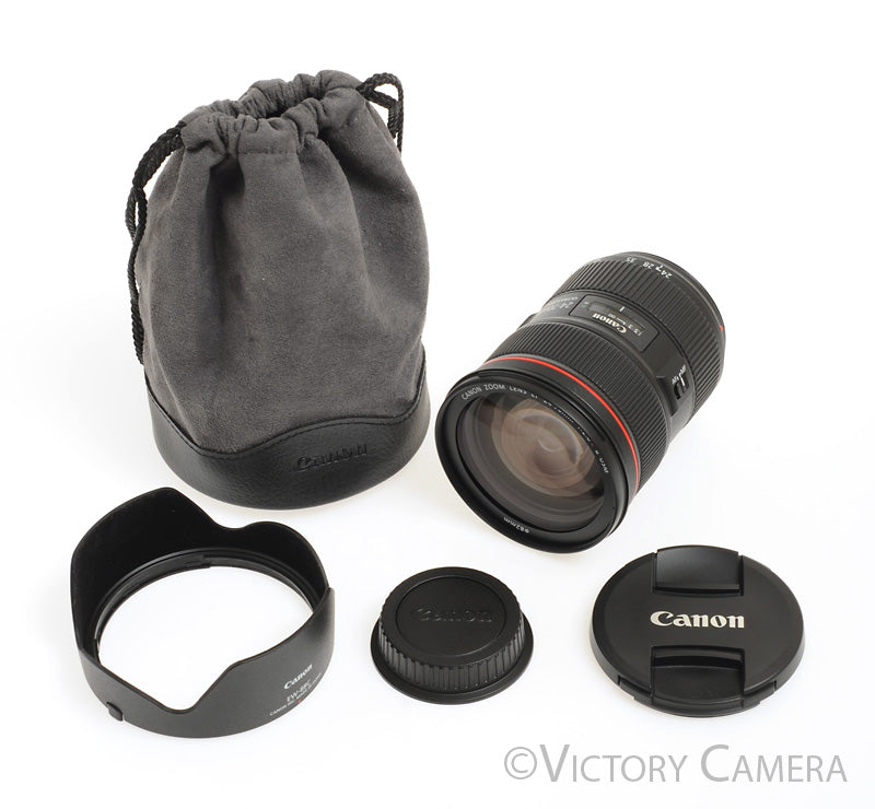 Canon EF EOS 24-70mm f2.8 L II USM Full Frame Zoom Lens w/ Shade [MINT] - Victory Camera