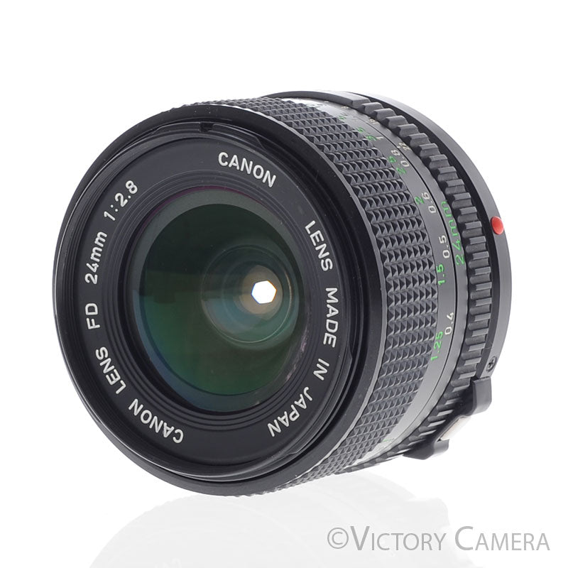 Canon FD 24mm f2.8 (late model) Wide Angle Prime Lens [EXC+] - Victory Camera